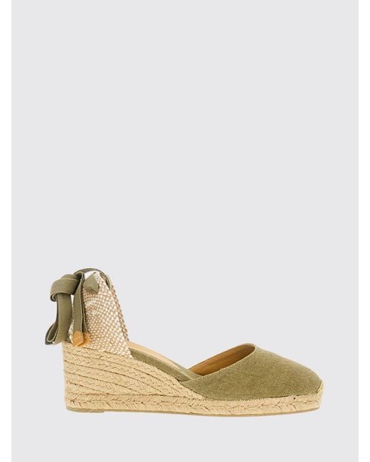 Castaner Metallic Carina Cotton Canvas Espadrilles
