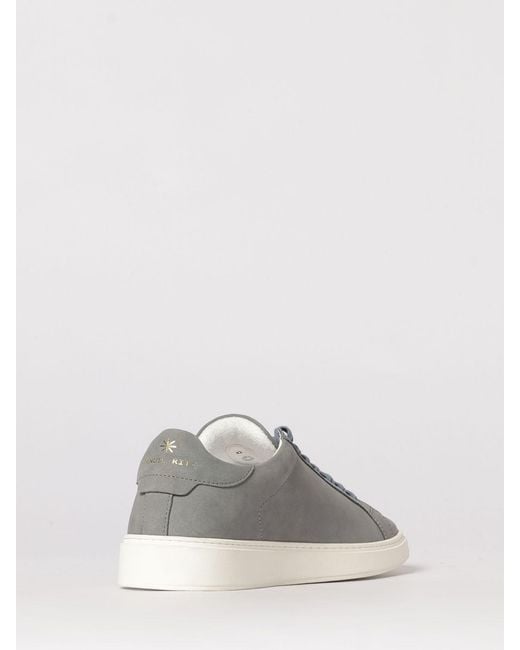 Manuel Ritz White Nubuck Sneakers for men