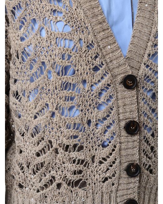 Jersey Mujer Brunello Cucinelli de color Gray