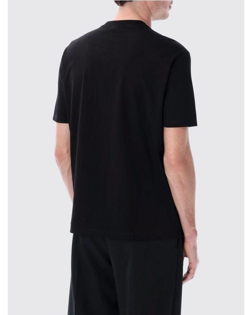 Emporio Armani Black Basic Cotton T-Shirt for men