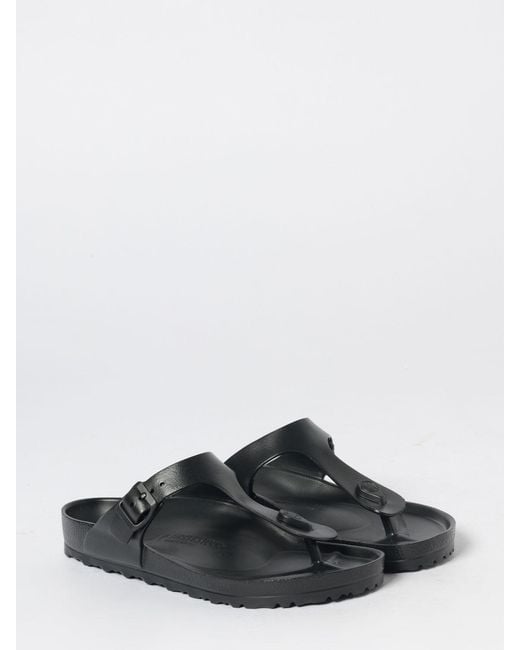 Birkenstock White Gizeh Eva Rubber Thong Sandals With Adjustable Strap for men