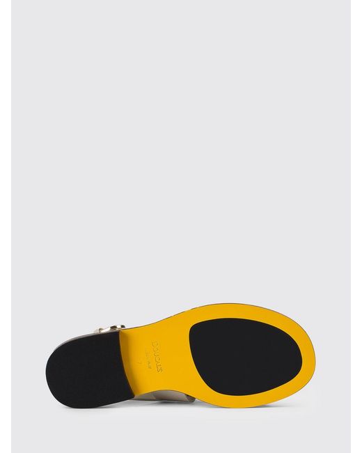 Doucal's White Leather Sandal