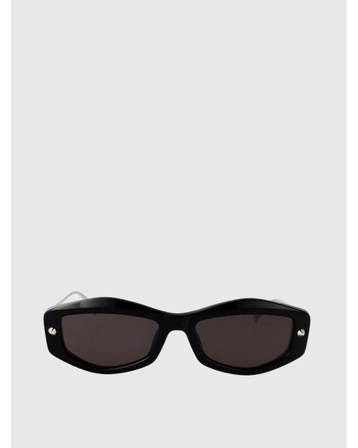 McQueen Black Sunglasses Am0482S