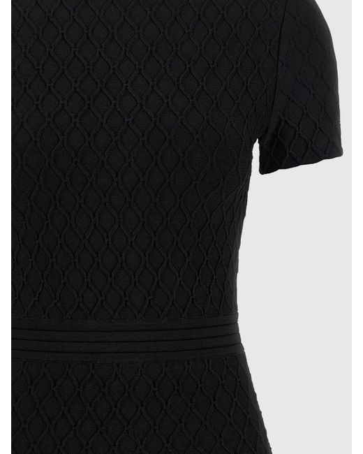 Balmain Black Crewneck Mini Dress