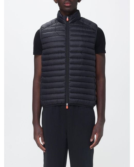 Save The Duck Blue Padded Adam Nylon Vest for men