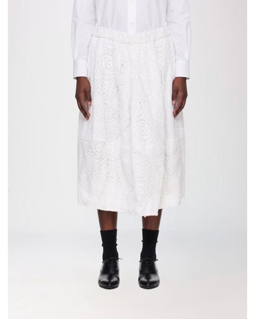 Comme des Garçons White Comme Des GarÇ Ons Skirt