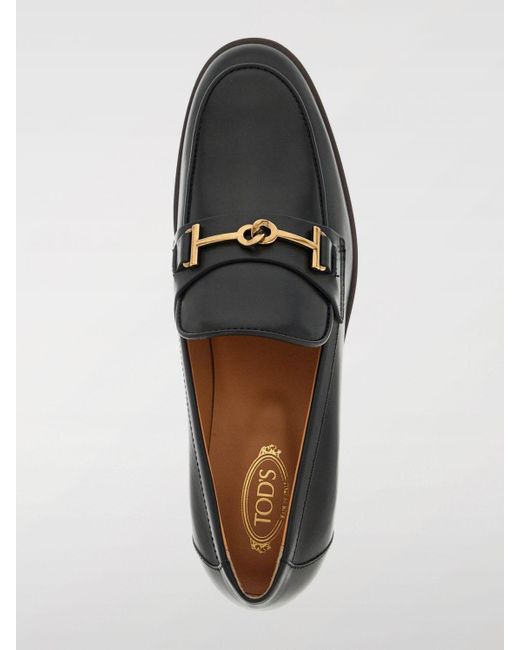 Tod's Black Loafers