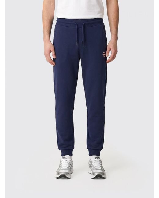 Colmar Blue Cotton Jogging Pants for men