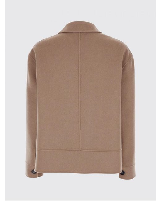 Max Mara Natural Single-Breasted Short Coat