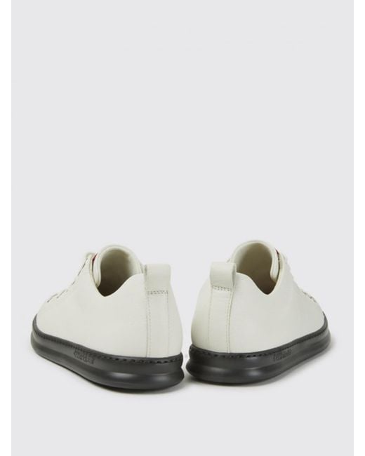 Camper White Twins Sneakers In Calfskin for men