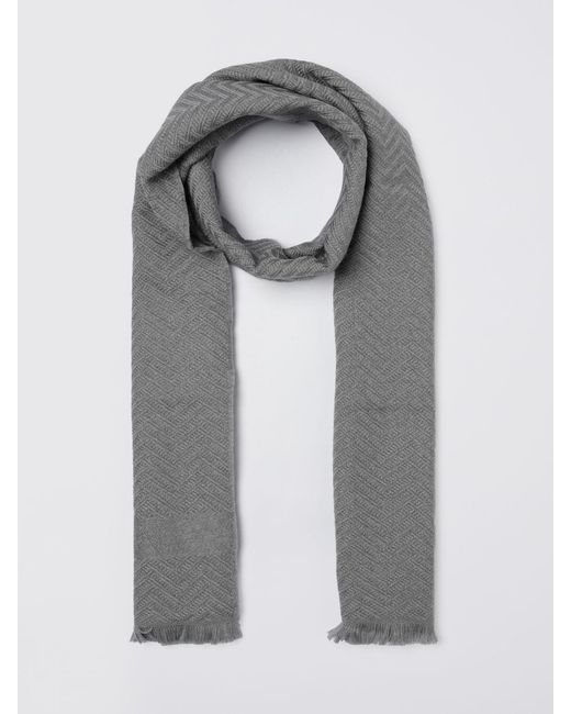 Emporio Armani Gray Scarf for men