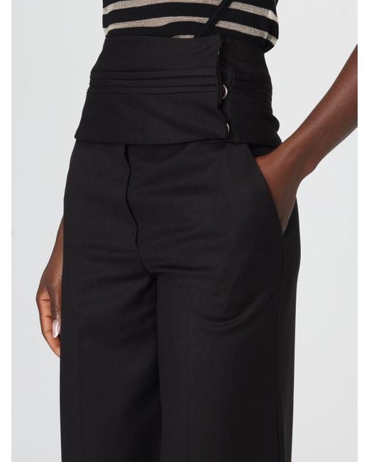 SIMONA CORSELLINI Black Trousers