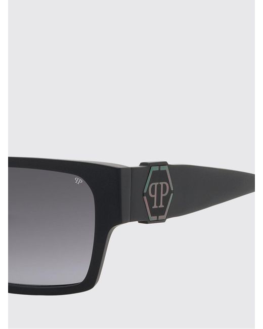 Philipp Plein Gray Sunglasses for men