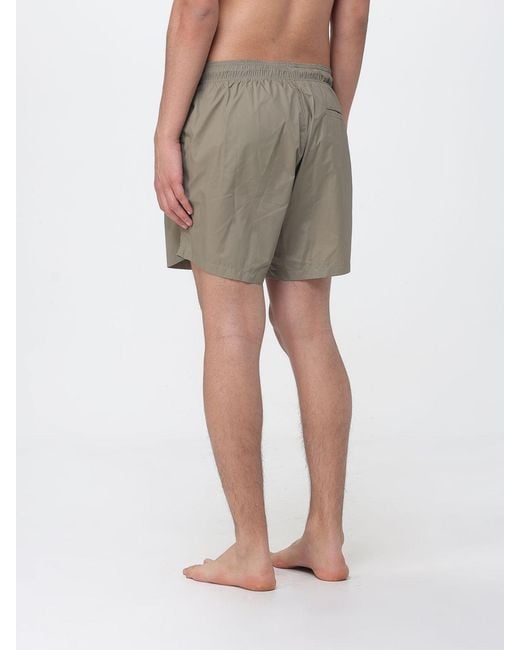 HUGO Natural Polyester Boxer Swim Trunks for men