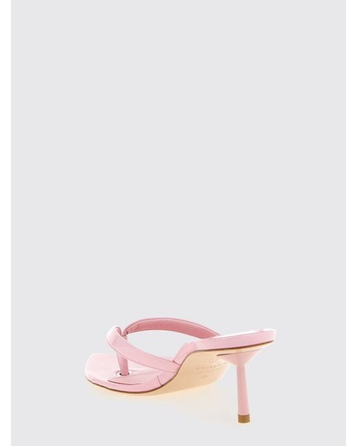 Le Silla Pink Gisele Patent Leather Sandals