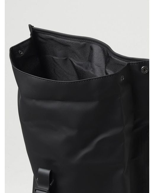 Rains Black Backpack for men