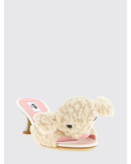 Moschino Couture Pink Heeled Sandals