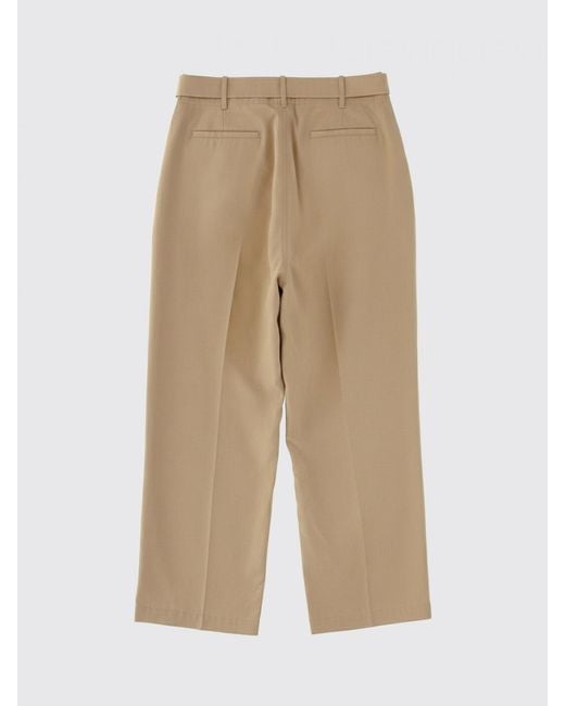 Paul Smith Natural Wide Leg Lyocell Trousers