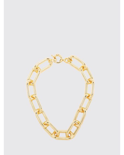 FEDERICA TOSI Metallic Coloured Brass Choker Necklace With Trigger Clasp