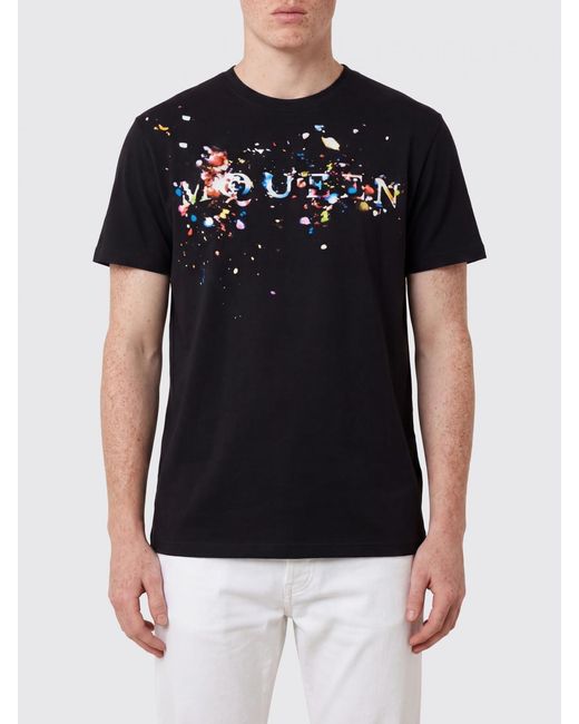 McQueen Black T-Shirt for men