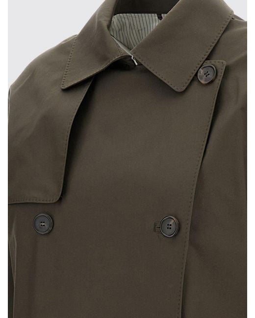 Max Mara Green Trench Coats