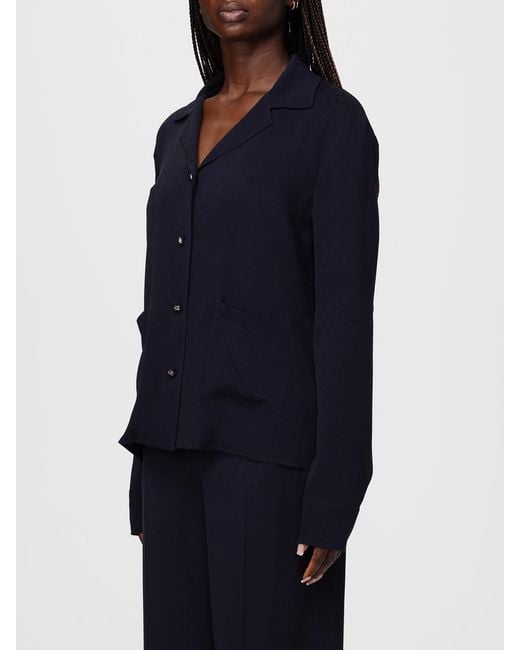 Gucci Blue Viscose Shirt