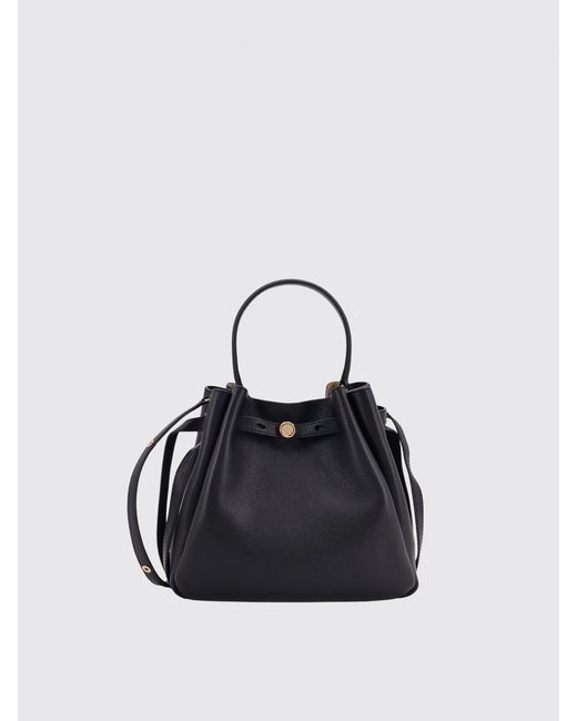 Tory Burch Black Romy Grain Leather Bag