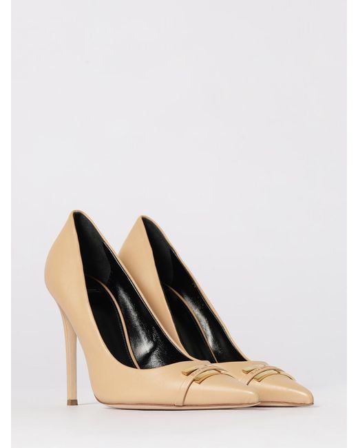 Elisabetta Franchi Natural Leather Pumps