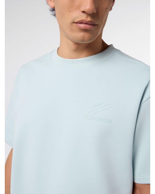 T-Shirt Basic di Philipp Plein in Blue da Uomo