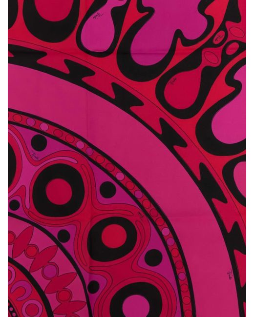 Emilio Pucci Pink Neck Scarf
