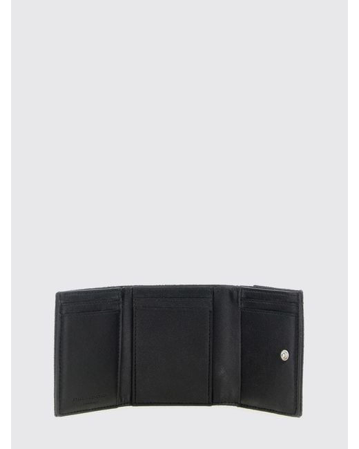 Stella McCartney White Falabella Crackled Synthetic Suede Wallet