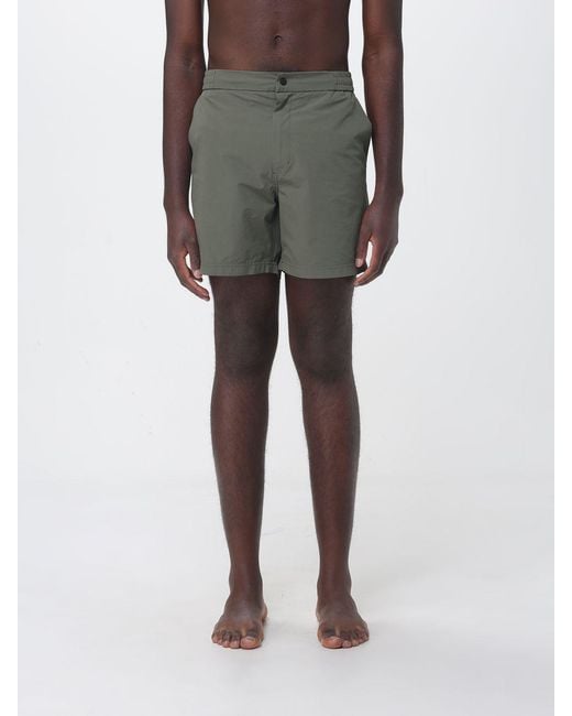 People Of Shibuya Brown Polyamide Swimsuit for men