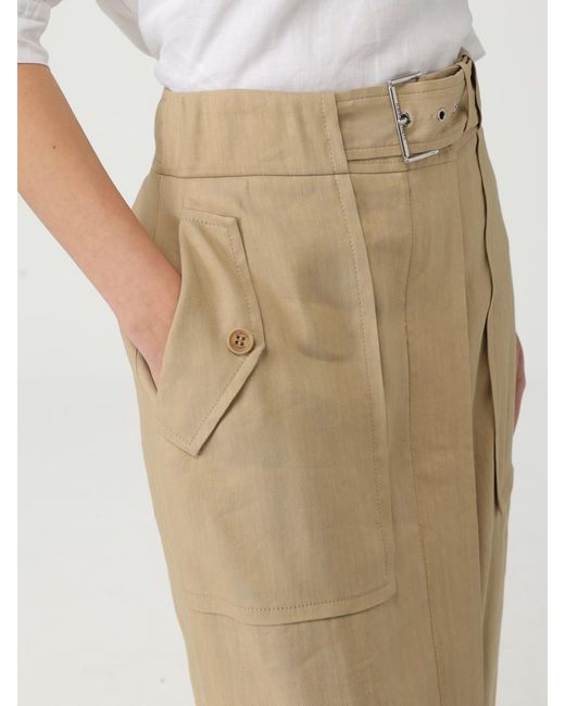 Alberta Ferretti Natural Skirt