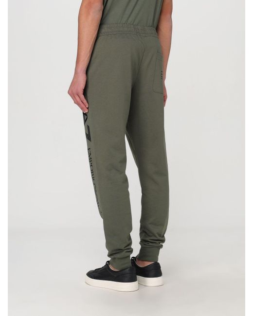 EA7 Green Trousers for men