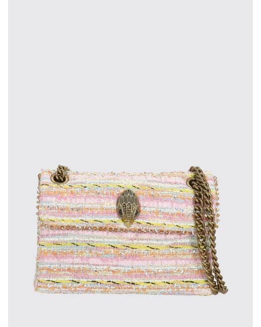 Kurt Geiger Natural Kensington Tweed Bag