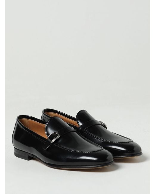 Moreschi Black Loafers for men
