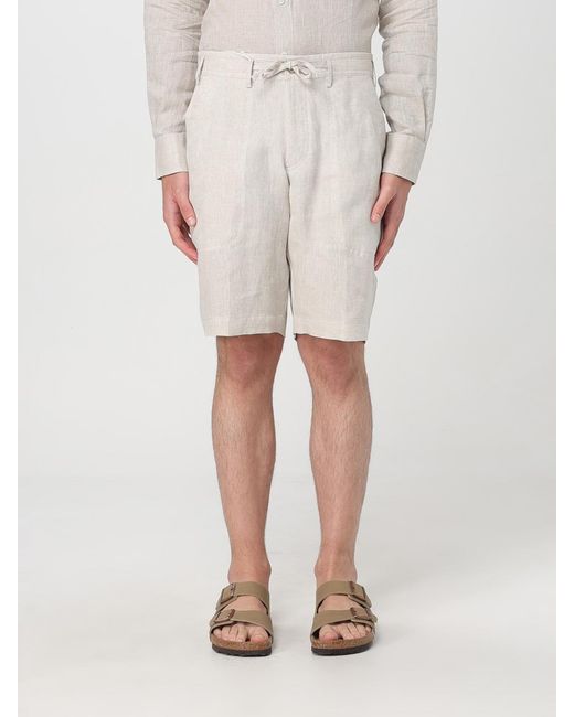 Kampos Natural Classic Linen Shorts for men