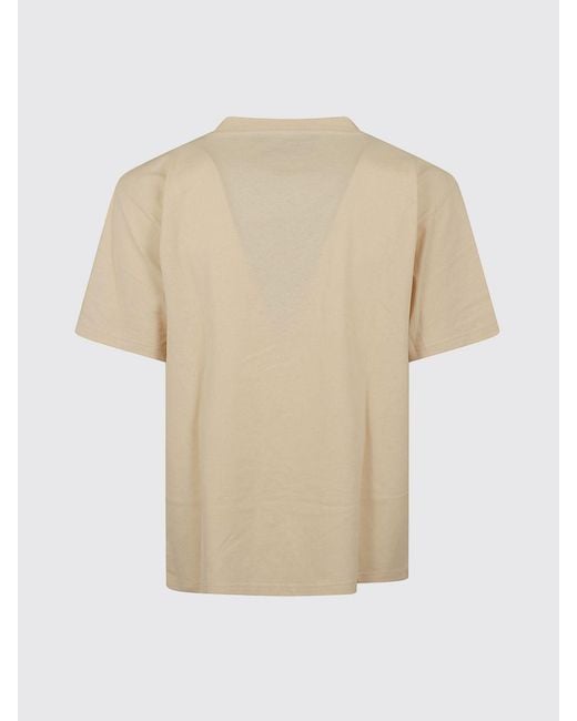 Valentino Garavani Natural Crew Neck T-Shirt for men