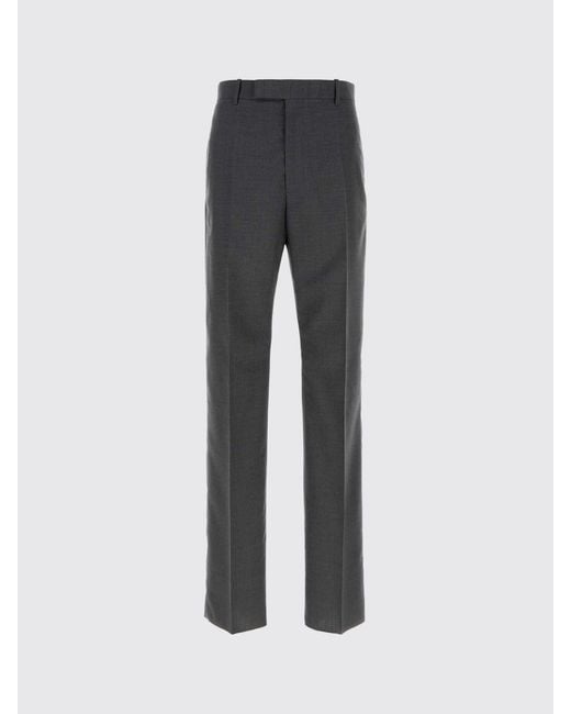Jil Sander Blue Virgin Wool Tailored Trousers for men
