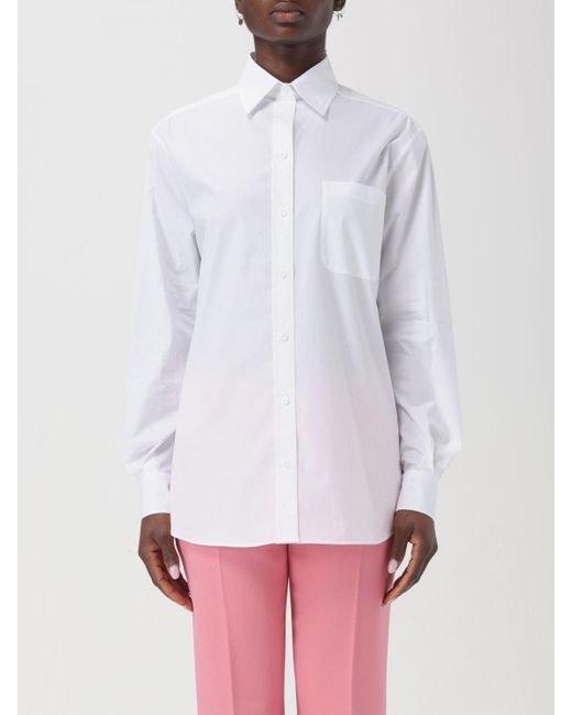 Camicia 100% Pure di Moschino Couture in White