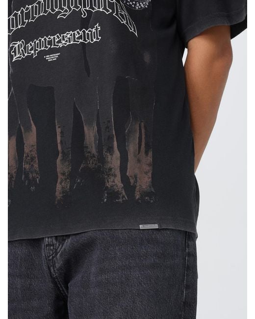 Represent Black T-Shirt for men