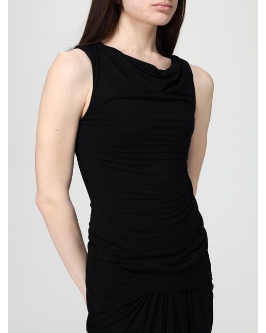 Entire studios Black Jersey Midi Dress