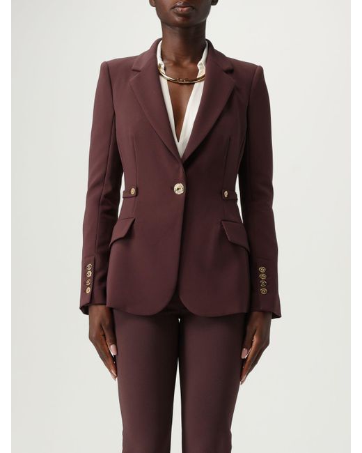 Elisabetta Franchi Red Blazer