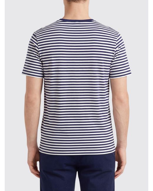 Polo Ralph Lauren Blue Striped Cotton T-Shirt for men