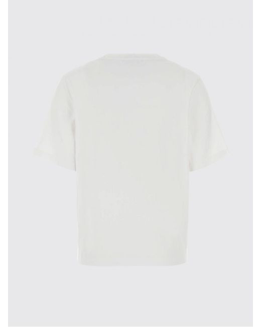 Maison Kitsuné White Maison KitsunÉ Cotton T-Shirts