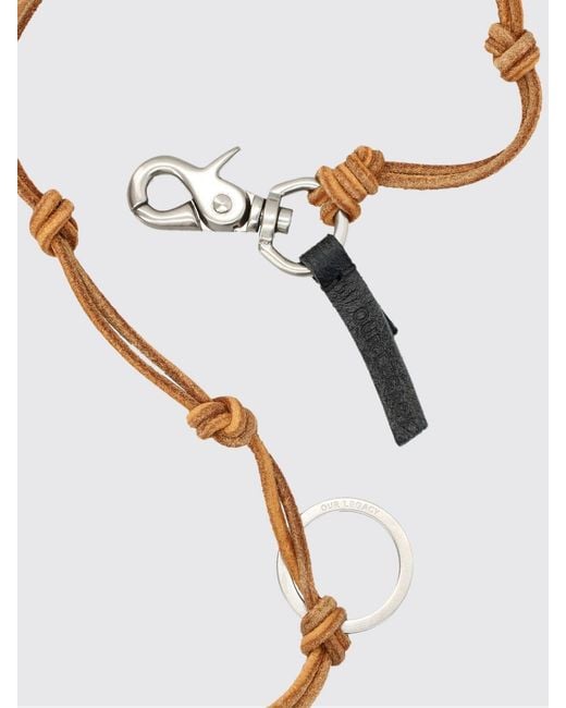 Our Legacy White Ladon Keychain for men