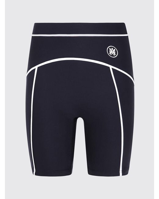 Amiri Blue High-Waisted Skinny Fit Cycling Shorts