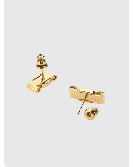 Ferragamo Metallic Vara Stud Earrings