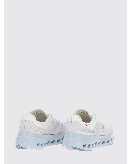 On Shoes White Cloudsurfer Next Recycled Mesh Sneakers On