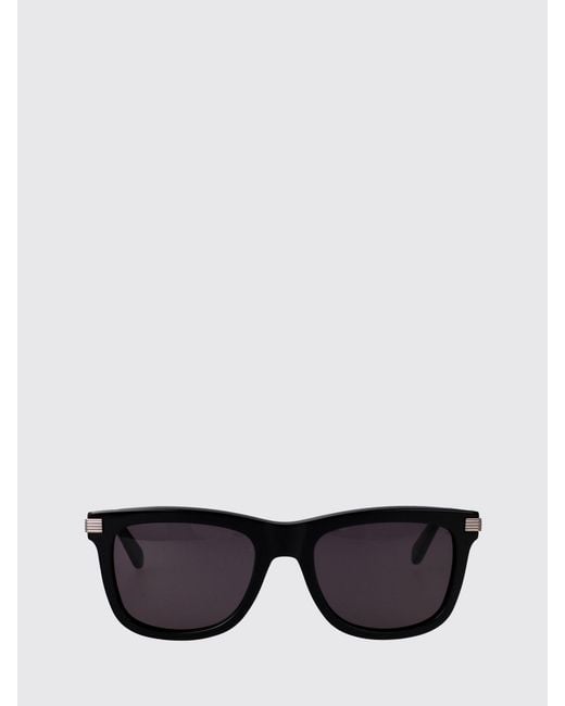 Ferragamo White Rectangular Aviator Sunglasses for men
